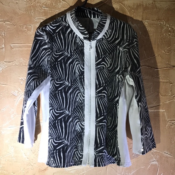 Berek Black & White Jacket Large - Picture 1 of 7